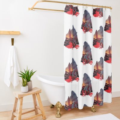 God Of War Ragnarok Shower Curtain Official God Of War Merch