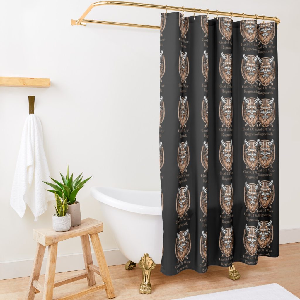 God Of War Ragnarok - Essential Shower Curtain Official God Of War Merch