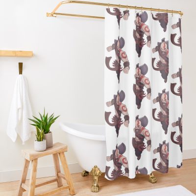 God Of War Ragnarok Shower Curtain Official God Of War Merch