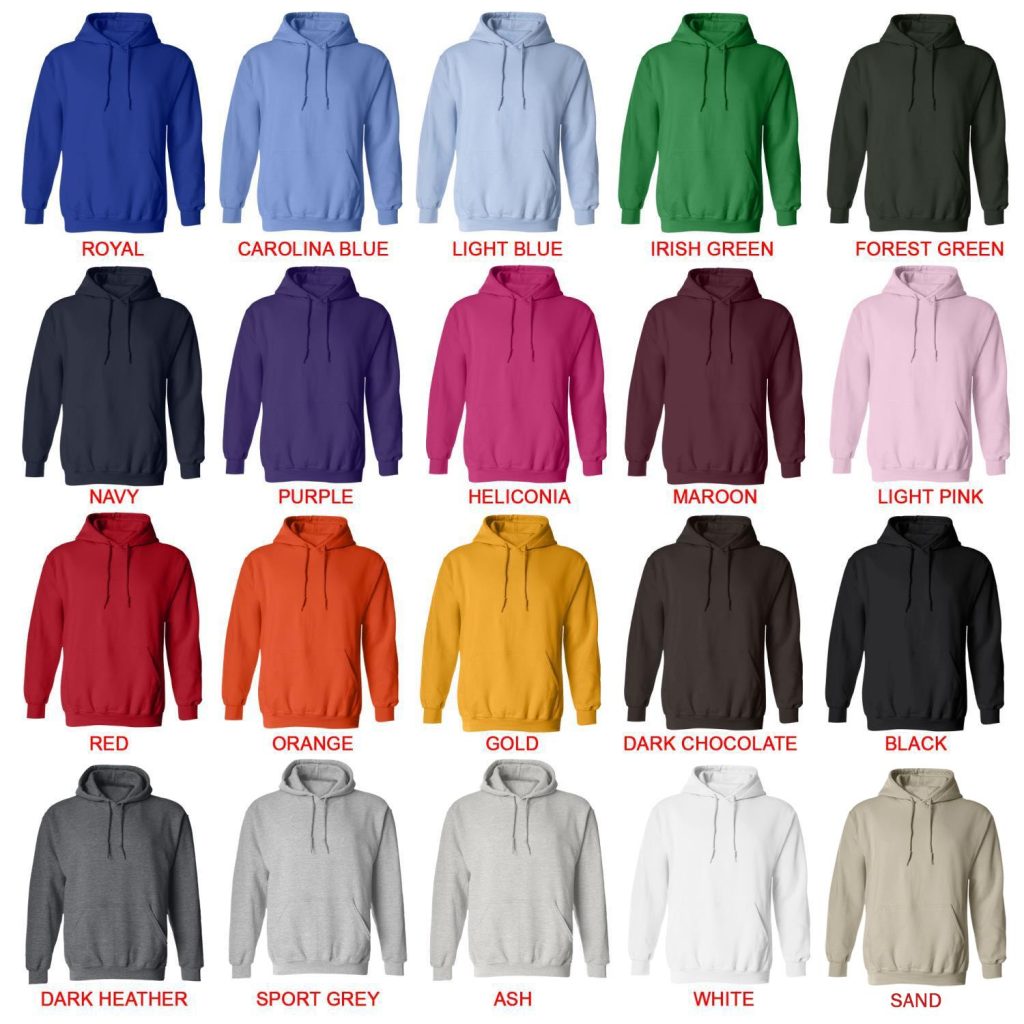 hoodie color chart - God Of War Merch