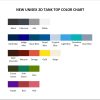 tank top color chart - God Of War Merch